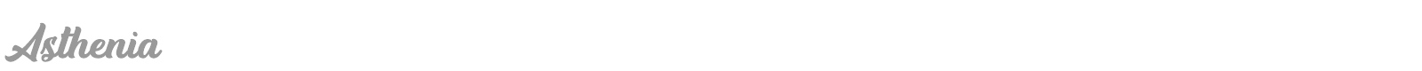 Asthenia font preview